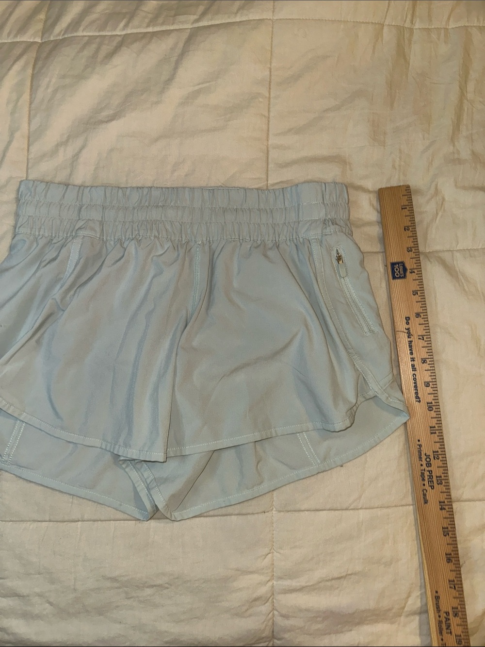 lululemon athletica Light Blue Women's Athletic Shorts - Picture 6 of 6